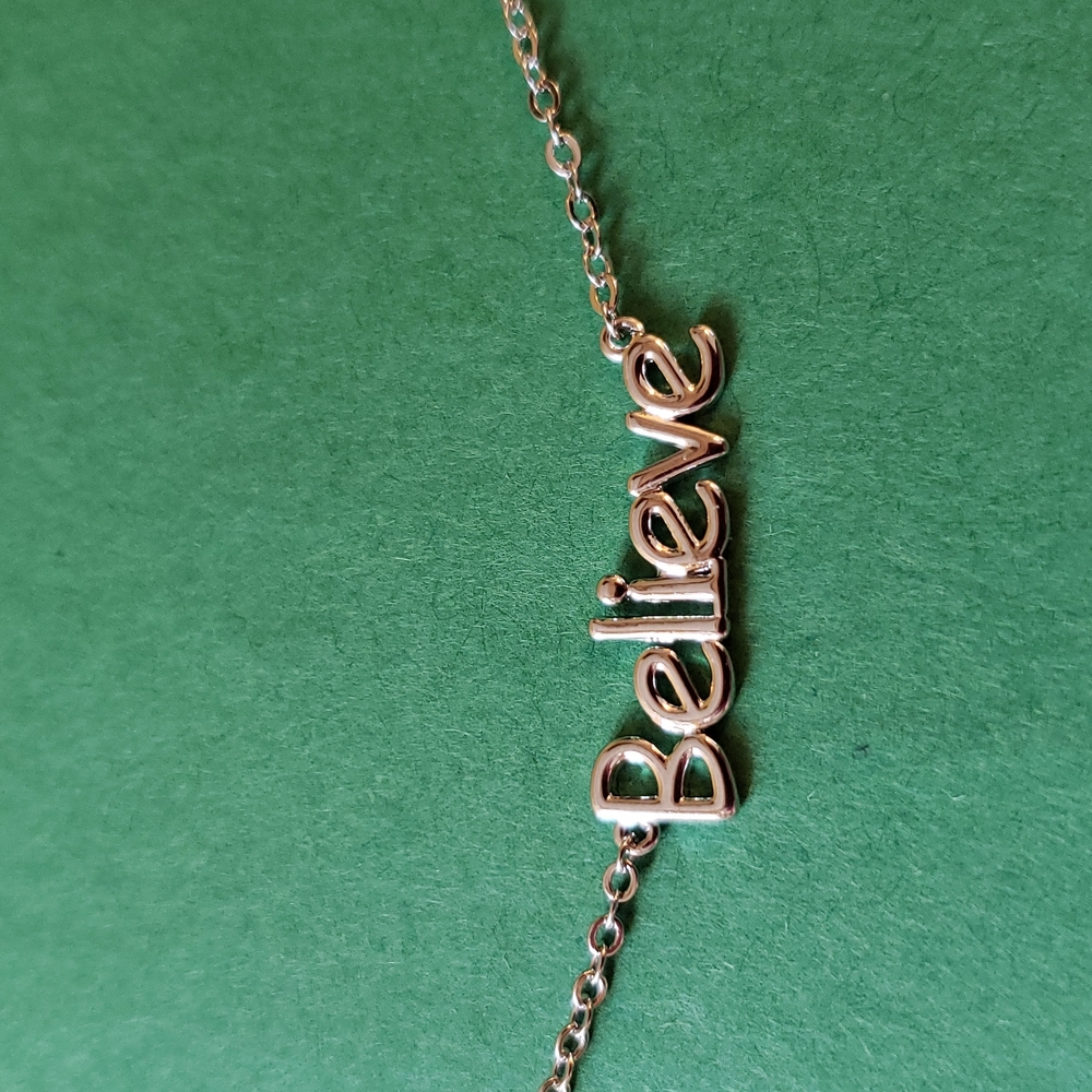 Lia Sophia BELIEVE Necklace
